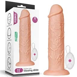 Вібратор на присоску з пультом управління 11 Realistic LOVETOYS 66-LV111121 103522