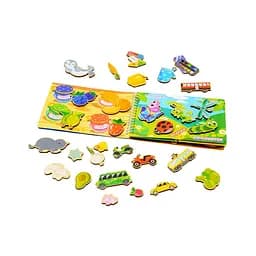 Розвиваючий Альбом PuzzleOk Головоломка на липучках Puz-22925 - мініатюра 2