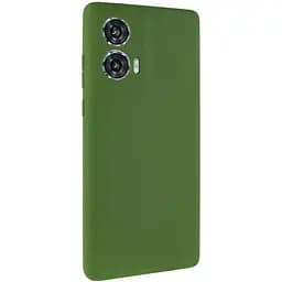 Чохол Silicone Cover Lakshmi Full Camera AA для Motorola Edge 50 Зелений / Dark green
