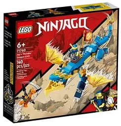 Конструктор LEGO Ninjago Грозовий дракон ЕВО Джея, 140 деталей (71760)
