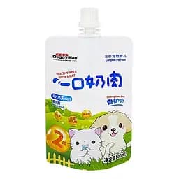Молоко Doggyman Healthy Milk With Meat 0.1 л з м'ясом для цуценят та кошенят від 45 до 75 днів