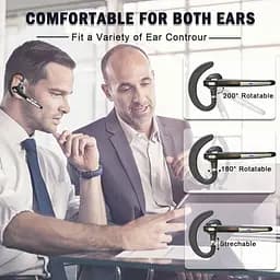 Бездротова Bluetooth-гарнітура HSP-B6 PRO з кнопками керування шумозаглушенням Бізнес-гарнітура - мініатюра 7