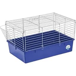 Клітка для гризунів Природа Кролик 70 срібляста з синім 70х45х40 см (PR241508)
