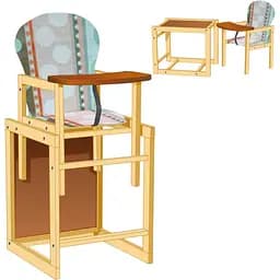 Большой стульчик Мася №1224 Цветные круги