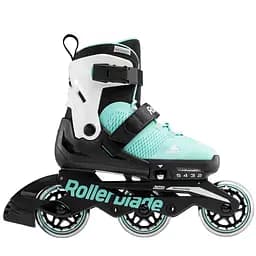 Дитячі ролики Rollerblade Microblade 3WD 36,5-40 Білий-Блакитний - мініатюра 2