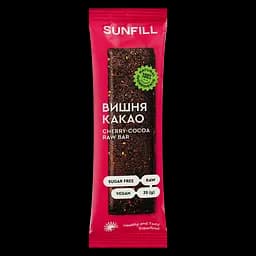 Батончик Sunfill Вишня-какао 35 г