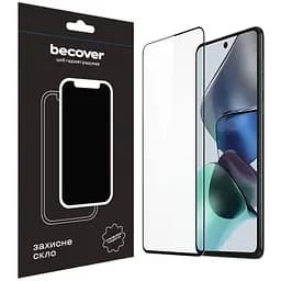 Захисне скло BeCover для Motorola Moto E32s Black (709733)