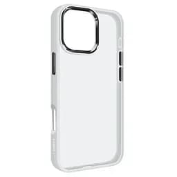 Чехол для Apple iPhone 16 Pro Max, UNIT2, белый, ударопрочный, прозрачный противоударный чехол-накладка из TPU и поликарбоната (PC), с защитными бортиками, защита всего корпуса от ударов и царапин, ArmorStandart (ARM78767)