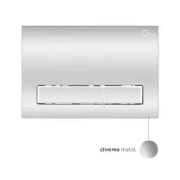 Набір: Qtap Robin Ultra Quiet унітаз підвісний QT1333046EUQW + Nest комплект інсталяції 4в1 (лінійна клавіша Chrome) QT0133M425 + QT0111M08381CRM - мініатюра 4