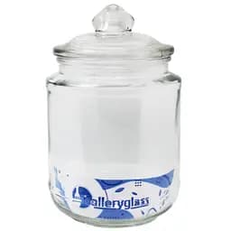 Банка для зберігання Shelley Glass зі скляною кришкою 12.3x12.3x19.5 см 1.25 л (S0104-2)