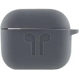 Силіконовий футляр для навушників AirPods 3 Сірий / Dark Gray - мініатюра 2