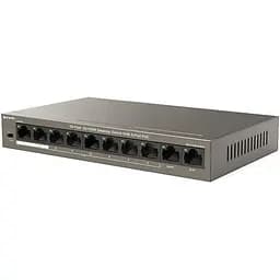Комутатор Tenda TEF1110P-8-63W (8xFE PoE, 2xFE uplink, Max PoE 99W) (TEF1110P-8-63W) - мініатюра 2