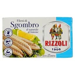 Скумбрия Rizzoli в рассоле с лимоном 125 г