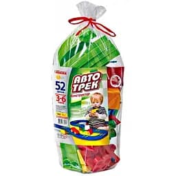 Конструктор детский Автотрек Юніка 70255 52 детали паяный пакет