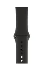 Силіконовий ремінець на смарт-годинник для Apple Watch 38,40,41,42 mm, Sport Band (3 Straps), black, зі зручною застібкою, для годинника епл вотч, спортивний, ArmorStandart (ARM49096)