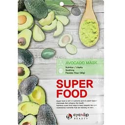 Тканевая маска для лица с экстрактом авокадо 23 мл Eyenlip Super Food Avocado Mask