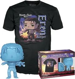 Набір Funko Pop Tee Set Атака титанів Ерен Attack on Titan Eren with Marks 10 см FP AT E L - мініатюра 2