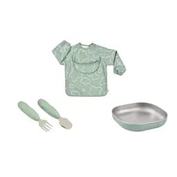 Набор посуды Beaba Sage Green металлический подарочный 4+ зеленый (913639)