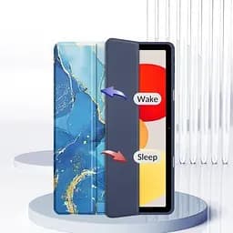 Чохол до планшета BeCover Soft Edge TPU Xiaomi Redmi Pad SE 8.7" Blue Marble (712572) - мініатюра 5
