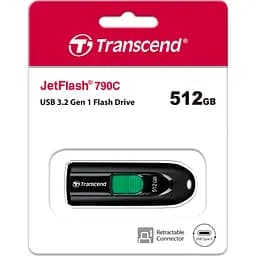 USB флеш накопичувач Transcend 512GB JetFlash 790C USB 3.1 Type-C (TS512GJF790C) - мініатюра 7