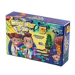 Безпечний навчальний набір для проведення дослідів "CHEMISTRY KIDS" CHK-01-01-04U УКР CHK-01-04U