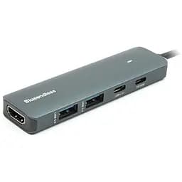 USB-хаб Blueendless USB Type-C - 2 x USB 3.0, Type-C PD, HDXiaomi