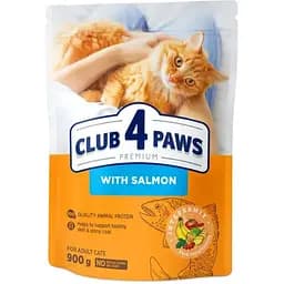 Сухой корм Club 4 Paws Premium для кошек Лосось 900 г