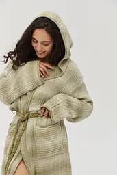 Халат Lotus Home - Lilya muslin olive S/M - мініатюра 2
