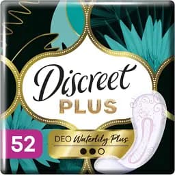 Щоденні прокладки Discreet Water Lily DEO Плюс 52 шт.