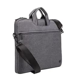Сумка-чохол для ноутбука 15.6"", dark grey, нейлонова, ділова, міська, плоска з кишенею для аксесуарів, підходить для ноутбуків до 15.6"" або документів, ArmorStandart (ARM71690) - мініатюра 2