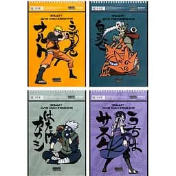 Набір зошитів для малювання Kite 30 аркушів спіраль софт тач + УФ лак 12 шт. (NR23-243)