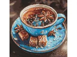 Алмазна мозаїка Ideyka Чай з анісом (40х40 см)