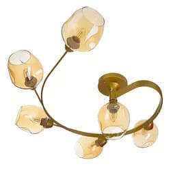 Люстра потолочная Brille Е27 60W G (BR-01 612C/6)