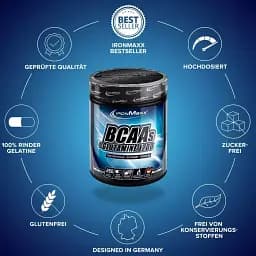 Амінокислота IronMaxx BCAA´s + Glutamine 1200, 260 капсул - мініатюра 4