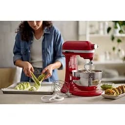 Кухонна машина KitchenAid Heavy Duty 5KSM55SXXEER з підйомною чашею 5.2 л червона (5KSM55SXXEER) - мініатюра 15