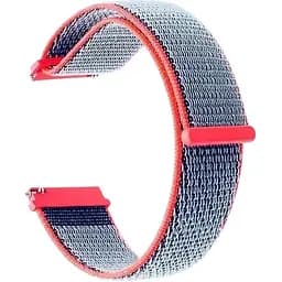 Нейлоновий ремінець Primo для годинника Garmin Vivoactive 3/Vivomove HR/Forerunner 245/645 Neon Red