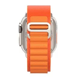 Ремінець для Apple Watch 49/46/45/44/42 (Series 1-3), помаранчевий, Alpine Loop Alpina Band, тканинний поліестеровий ремінець для смарт-годин, дихаючий, для активного відпочинку та спорту, ArmorStandart (ARM64979) - мініатюра 6