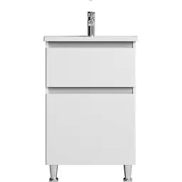 Тумба підлогова AM.PM X - Joy 55 см з умивальником M85-FSX0552-WC0552WG38