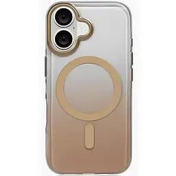 Чохол Epik TPU+PC Phantom with MagSafe для Apple iPhone 16, 6.1 Golden