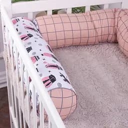 Захисні валики-бортики MirSon Kids Time 18-0004 Pink Cactus, рожеві, 2 шт. - мініатюра 3