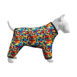 Вітровка для собак Waudog Clothes малюнок Блоки L50 В 70-74 см С 47-50 см   - мініатюра 3