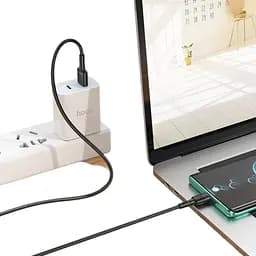 Кабель шнур гнучкий Hoco X83 Victory Type-C USB на тайп-с 1 м