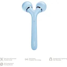 Ролик для обличчя та тіла Geske Sonic Facial & Body Roller електронний звуковий 4 в 1 аквамарин - мініатюра 4