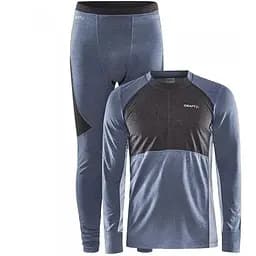 Комплект термобілизни Craft Core Wool Mix Set M Blue XXL (1068-1912537 XXL 362985)