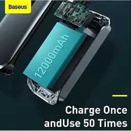 Пускозарядний пристрій Baseus Car Jamp Starter Super Energy Pro 3in1 12V 12000mAh з функцією павербанку - мініатюра 6