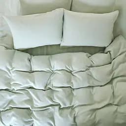 Комплект постільної білизни Barine вафельна Waffle Євро Бірюзовий 000165561