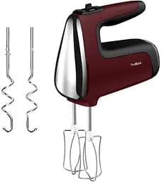 Міксер ручний Powermix Silence 600Вт насадки-4 турборежим бордовий Tefal kuh0015088