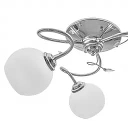 Люстра стельова Brille в спальню E27 60W CH (LK-592C/3) - мініатюра 3