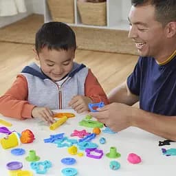 Набір для творчості Hasbro з масою для ліплення Play-Doh Land Air and Sea (F8788) - мініатюра 12