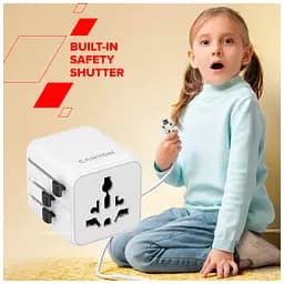 Перехідник Canyon Travel Adapter OnTour One EU/UK/US/AUS White (CNS-TA1005W) - мініатюра 6